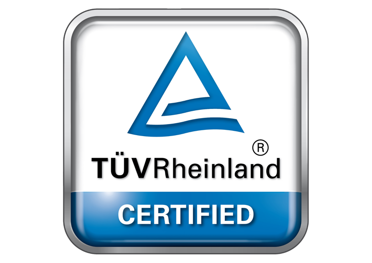 TÜV Rheinland Certified
